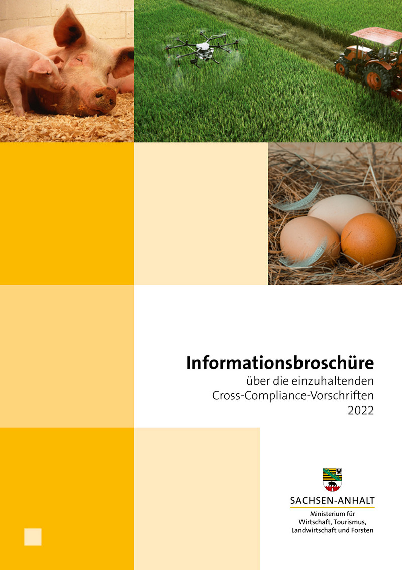 Titelseite der Cross-Compliance-Informationsbroschüre 2022,